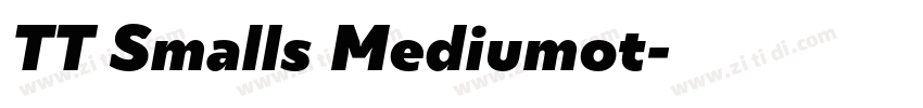 TT Smalls Mediumot字体转换